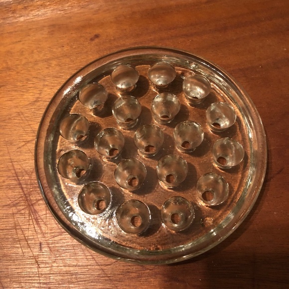 Retro glass flower frog for displaying flower arrangements or for the collector - Picture 3 of 6